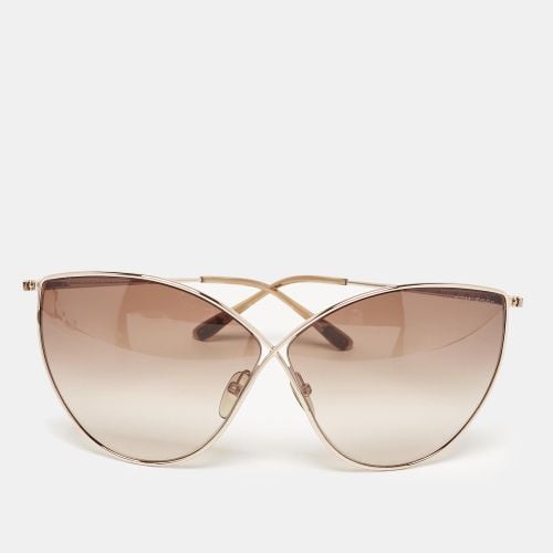 Tom Ford Brown Gradient Evelyn TF 251 Cat Eye Sunglasses - Tom Ford - Modalova