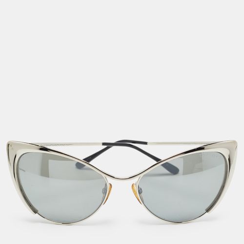 Tom Ford Silver Mirrored Natasya TF304 Cat Eye Sunglasses - Tom Ford - Modalova