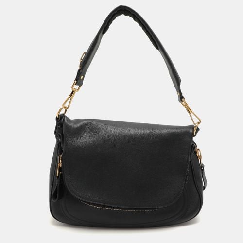 Tom Ford Black Leather Jennifer Shoulder Bag - Tom Ford - Modalova