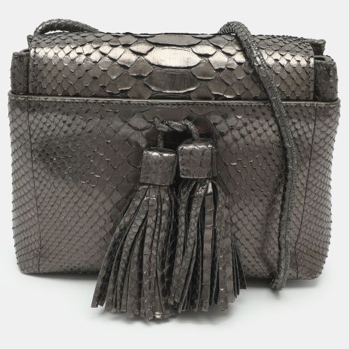 Grey Python Envelope Tassel Shoulder Bag - Tom Ford - Modalova