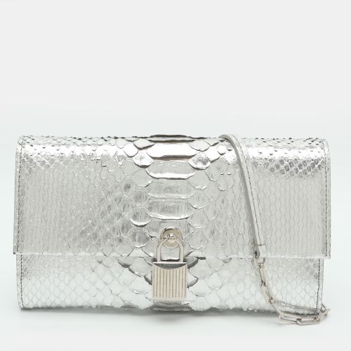 Padlock Python Leather Chain Clutch - Tom Ford - Modalova