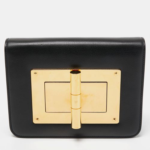 Tom Ford Black Leather Small Natalia Crossbody Bag - Tom Ford - Modalova