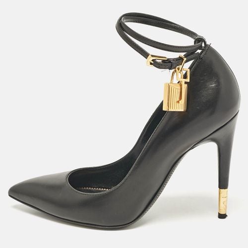 Leather Padlock Ankle Wrap Pumps Size 37 - Tom Ford - Modalova