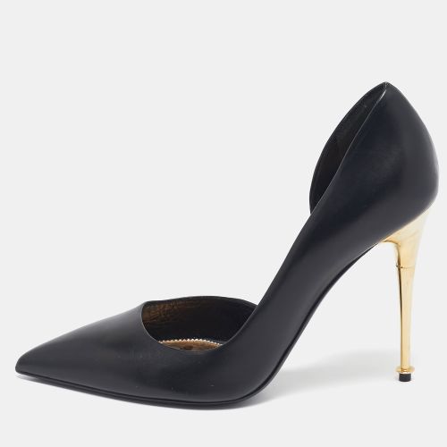 Tom Ford Black Leather Pointed Toe D'Orsay Pumps Size 40 - Tom Ford - Modalova