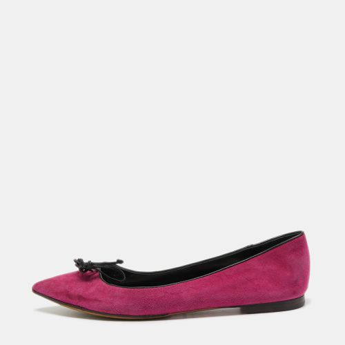 Pink/Black Suede and Leather Ballet Flats Size 37.5 - Tom Ford - Modalova