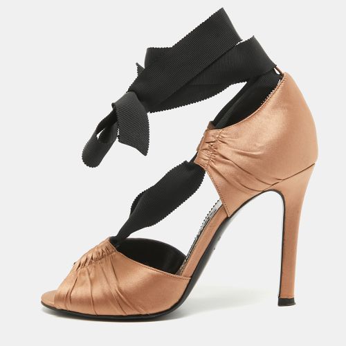 Tom Ford Gold Satin D'Orsay Pumps Size 37 - Tom Ford - Modalova