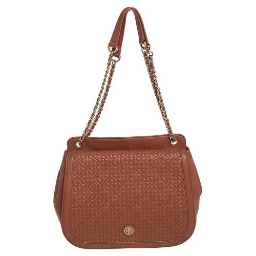 Tory Burch Brown Leather Flap Shoulder Bag - Tory Burch - Modalova