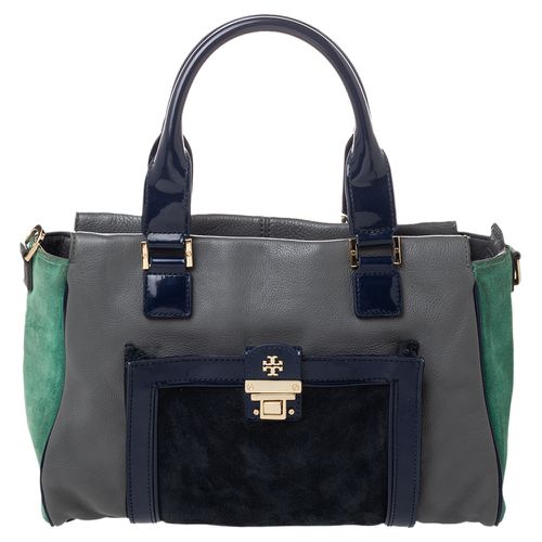 Tory Burch Multicolor Suede And Leather Tote - Tory Burch - Modalova