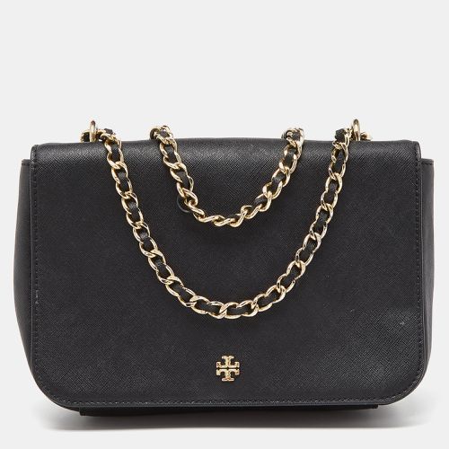 Tory Burch Black Leather Robinson Chain Crossbody Bag - Tory Burch - Modalova