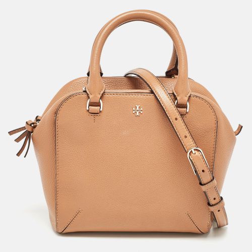 Leather Zip Satchel - Tory Burch - Modalova