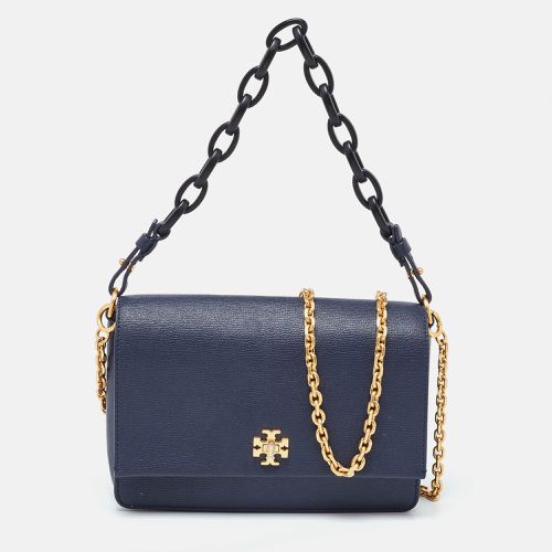 Tory Burch Navy Blue Leather Kira Double Strap Bag - Tory Burch - Modalova