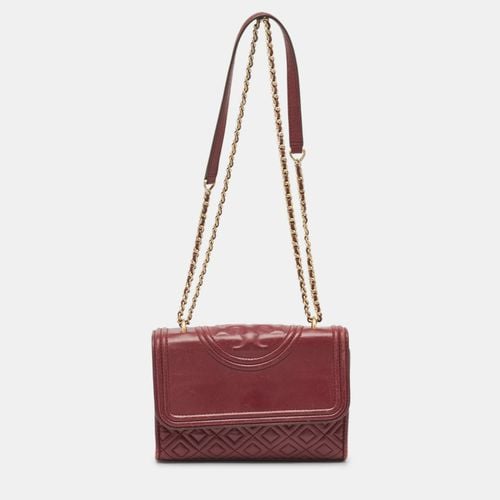 Tory Burch Red Leather Small Fleming Shoulder Bag - Tory Burch - Modalova