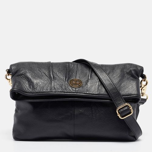 Leather Fold Over Shoulder Bag - Tory Burch - Modalova