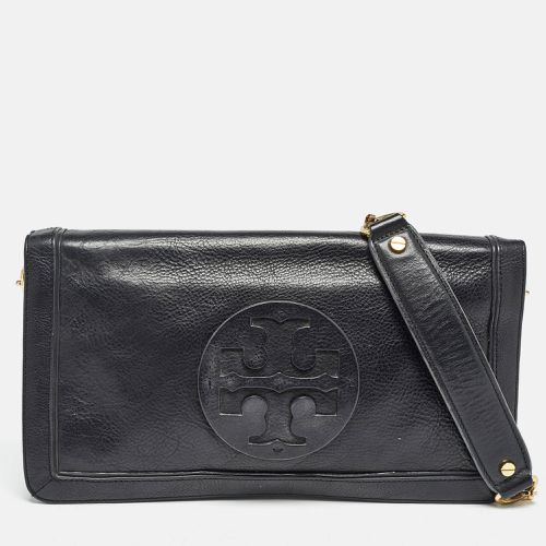 Tory Burch Black Leather Reva Chain Flap Bag - Tory Burch - Modalova