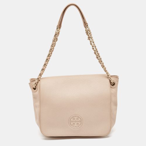 Tory Burch Peach Leather Marion Shoulder Bag - Tory Burch - Modalova