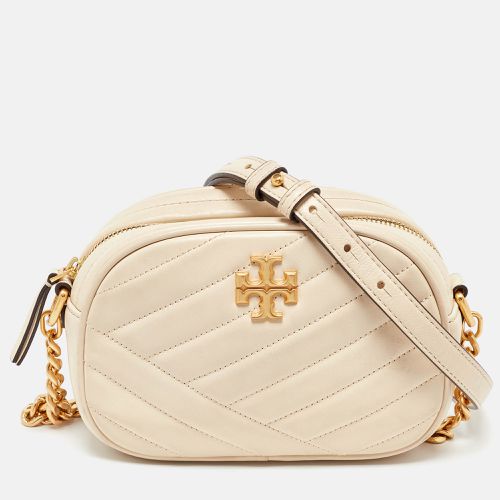 Tory Burch Cream Quilted Leather Small Kira Camera Bag - Tory Burch - Modalova