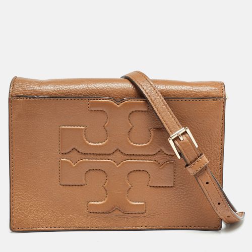 Tory Burch Brown Leather Bombe T Combe Crossbody Bag - Tory Burch - Modalova