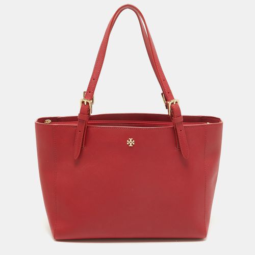 Leather Medium York Buckle Tote - Tory Burch - Modalova