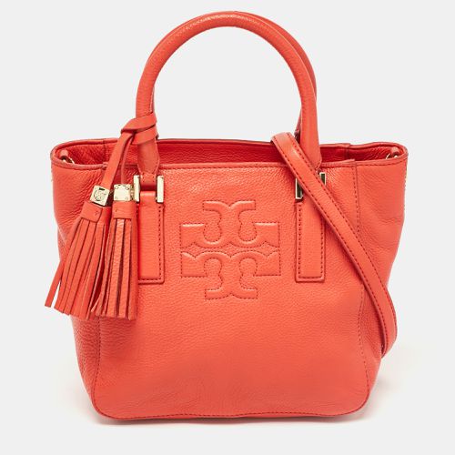 Tory Burch Red Leather Thea Bucket Shoulder Bag - Tory Burch - Modalova