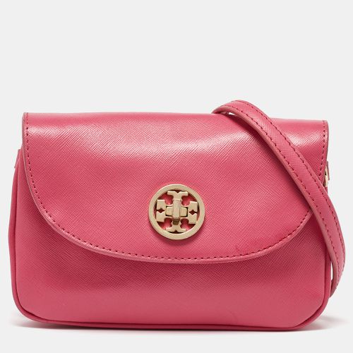 Tory Burch Pink Leather Robinson Crossbody Bag - Tory Burch - Modalova