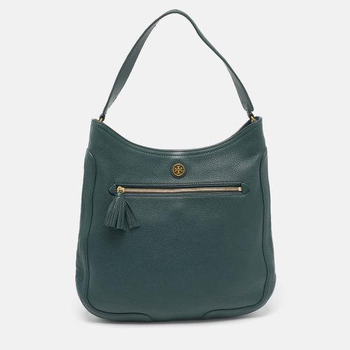 Tory Burch Dark Green Robinson Tassel Hobo - Tory Burch - Modalova