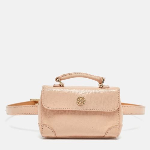 Tory Burch Peach Orange Patent Leather Robinson Waist Belt Bag - Tory Burch - Modalova