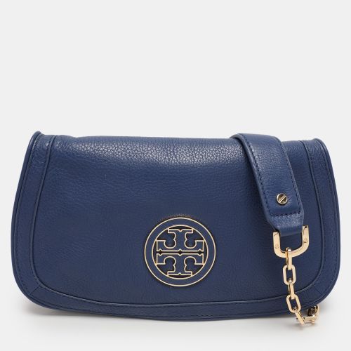 Tory Burch Blue Leather Britten Shoulder Bag - Tory Burch - Modalova