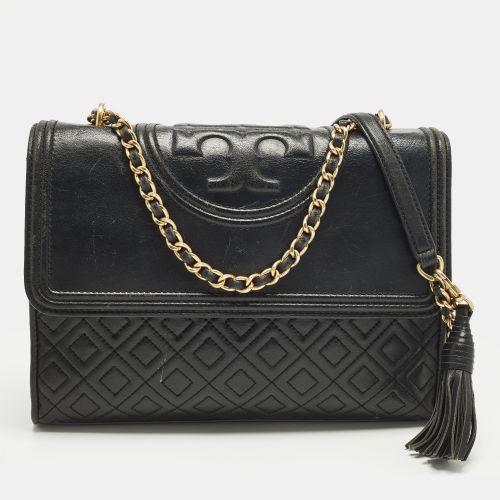 Fleming Medium Leather Shoulder Bag - Tory Burch - Modalova