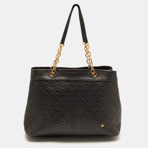 Fleming Quilted Leather Tote - Tory Burch - Modalova