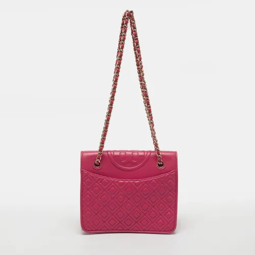 Fleming Medium Quilted Leather Shoulder Bag - Tory Burch - Modalova