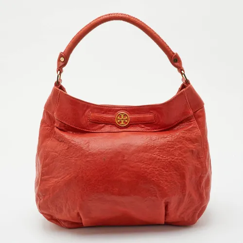 Medium Leather Hobo - Tory Burch - Modalova