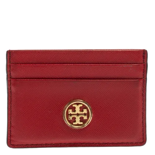 Robinson Leather Card Holder - Tory Burch - Modalova