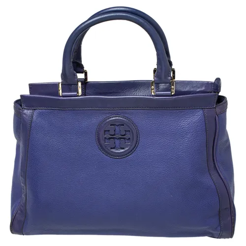 Tory Burch Purple Leather Tote Bag - Tory Burch - Modalova