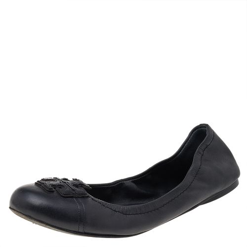 Tory Burch Black Leather Ballet Flats Size 39.5 - Tory Burch - Modalova