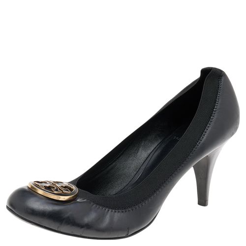 Tory Burch Black Leather And Elastic Caroline Pumps Size 40 - Tory Burch - Modalova