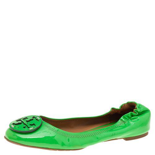 Tory Burch Green Patent Leather Ballet Flats Size 37 - Tory Burch - Modalova