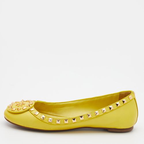 Tory Burch Yellow Leather Studded Ballet Flats Size 37.5 - Tory Burch - Modalova