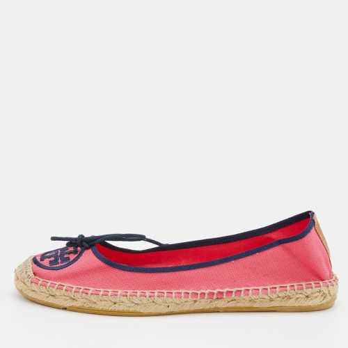 Tory Burch Pink Canvas Espadrille Ballet Flats Size 38 - Tory Burch - Modalova