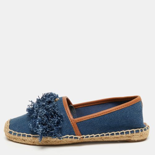 Tory Burch Blue Denim Shaw Espadrilles Flats Size 36.5 - Tory Burch - Modalova