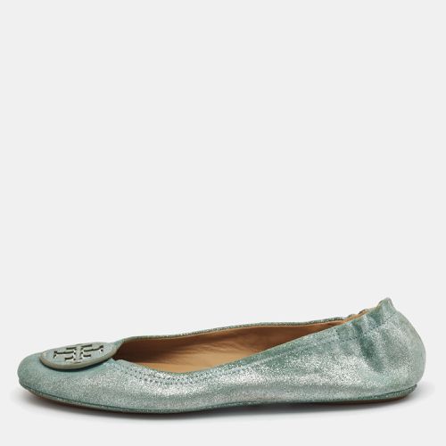 Tory Burch Metallic Suede Minnie Ballet Flats Size 40 - Tory Burch - Modalova