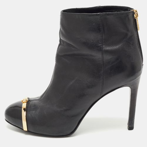 Tory Burch Black Leather and Patent Ankle Booties Size 37 - Tory Burch - Modalova