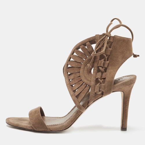 Tory Burch Brown Suede Ankle Strap Sandals Size 36.5 - Tory Burch - Modalova