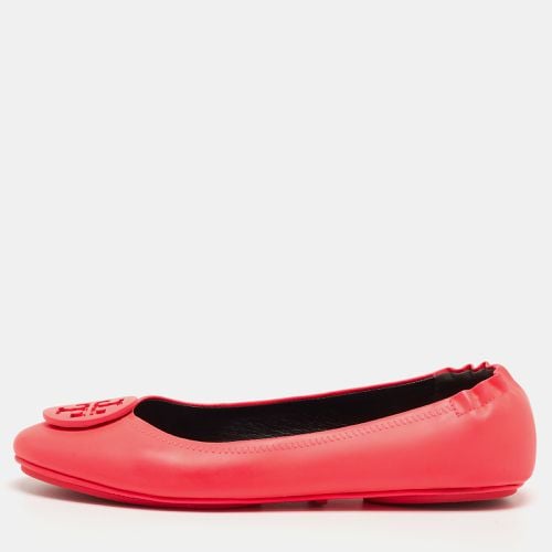 Tory Burch Neon Pink Leather Reva Ballet Flats Size 40.5 - Tory Burch - Modalova