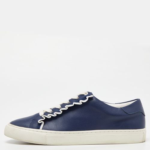 Tory Burch Blue Leather Low Top Sneakers Size 41 - Tory Burch - Modalova