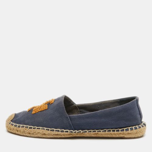 Tory Burch Blue Canvas Weston Espadrille Flats Size 37.5 - Tory Burch - Modalova