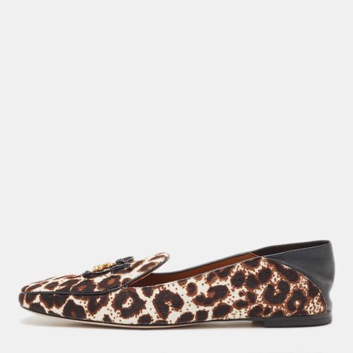 Tory Burch Tricolor Animal Print Calf Hair and Leather Tory Charm Loafers Size 37.5 - Tory Burch - Modalova