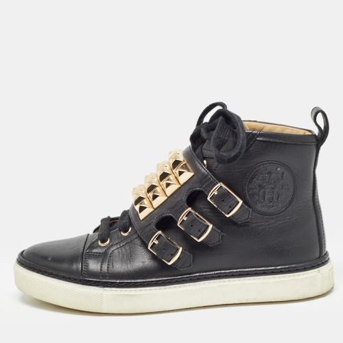 Hermes Black Leather Lennox High Top Sneakers Size 36 - Tory Burch - Modalova