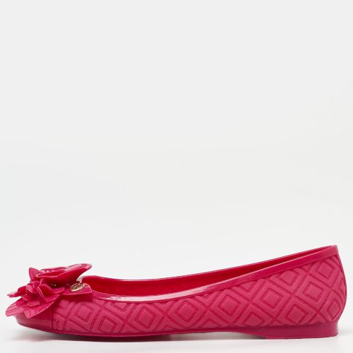 Red Rubber Bow Ballet Flats Size 35 - Tory Burch - Modalova