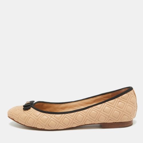 Tory Burch Beige Quilted Leather Marion Ballet Flats Size 39.5 - Tory Burch - Modalova