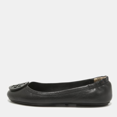 Tory Burch Black Leather Minnie Travel Ballet Flats Size 36 - Tory Burch - Modalova